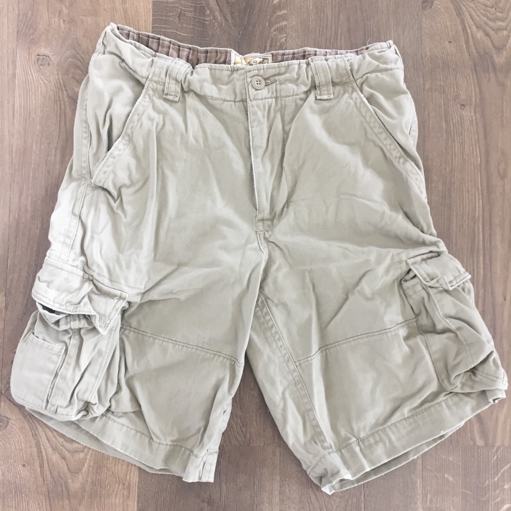 Sz 36 Men’s Khaki Cargo Shorts
